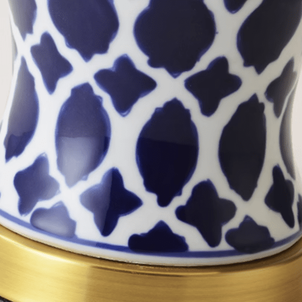 Large Blue pattern Lamp - Image 3