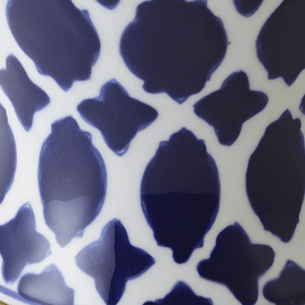 Large Blue pattern Lamp - Image 2