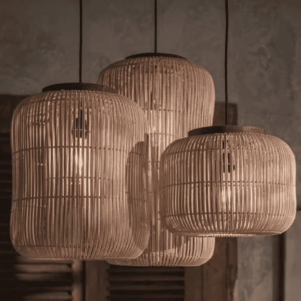 Bamboo ceiling Lamp - Image 3