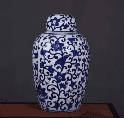 Round China Ginger jar