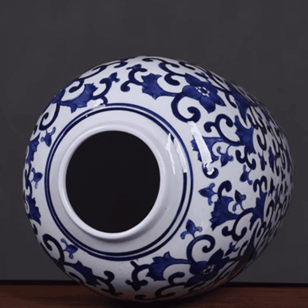 Round China Ginger jar - Image 2