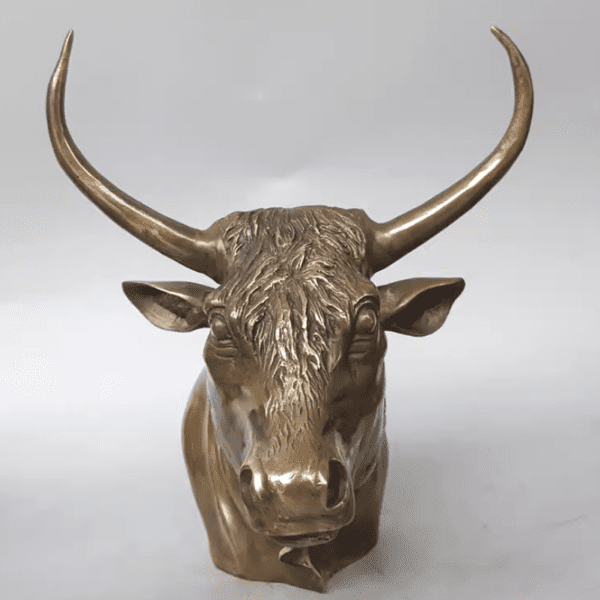 Copper Bull Wall Decoration - Image 3