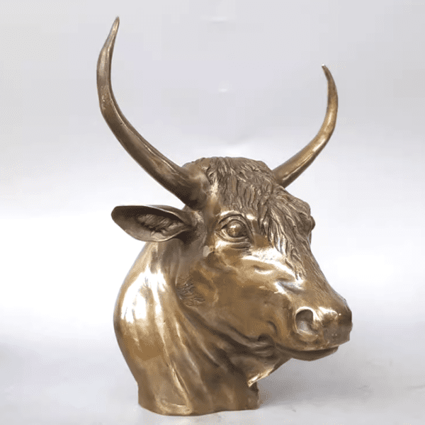 Copper Bull Wall Decoration - Image 2