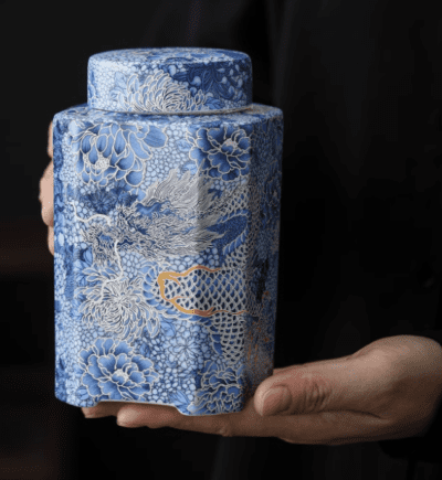 Blue Ginger Jar