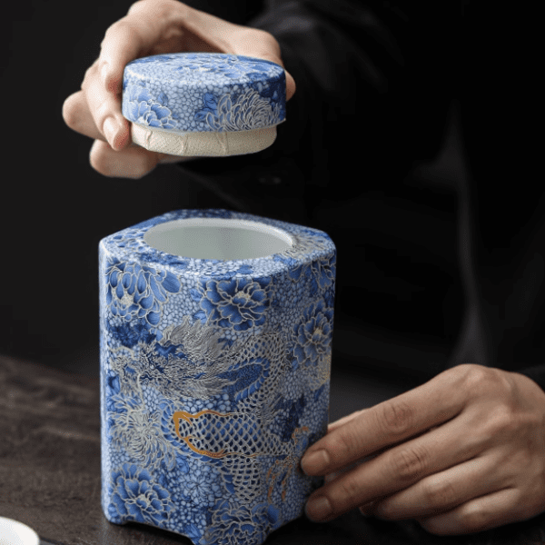 Blue Ginger Jar - Image 3